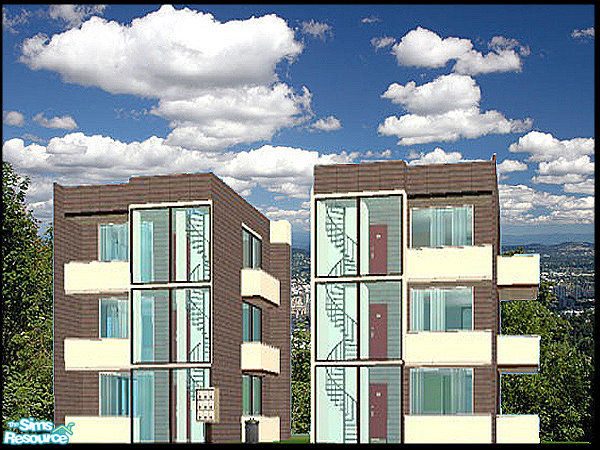 Sims 2 — Modern Apartment 8 by kissme87 — Modern Apartment for your sims . 6 units and cost 1.002-1.024 $. Enjoy . 