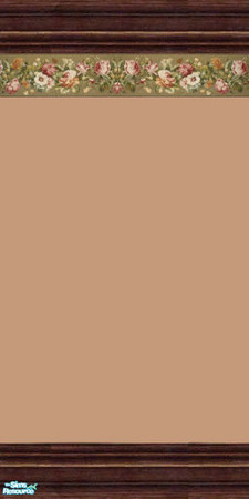 Sims 2 — Charmed Wall Panels - Bordered Hall 1 by kollens — I can not see enough of the manor border to tell exactly the