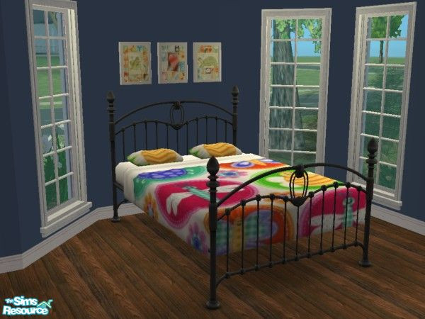 Sims 2 — MFG Bedding - Bubble Bugs by mightyfaithgirl — Cute buggy bedding