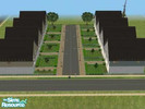 Sims 2 — Mulberry Street by SimsationalU — This idea just came to me one day.. lol the first apt/house on the left side