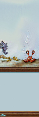 Sims 2 — Sea 2 by Lorah — Alternate 1 and 2 to create a seamless mural around the room.