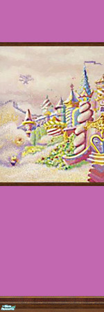 Sims 2 — Sand Castle 1 by Lorah — Alternate 1 and 2 to create a seamless mural around the room.