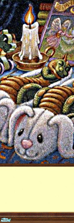 Sims 2 — Slippers 2 by Lorah — Alternate 1 and 2 to create a seamless mural around the room.