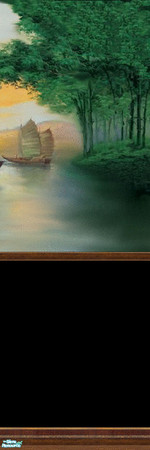 Sims 2 — Lasian 3 by Lorah — Alternate 1, 2 and 3 to create a seamless mural around the room.