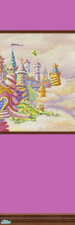 Sims 2 — Sand Castle 2 by Lorah — Alternate 1 and 2 to create a seamless mural around the room.