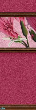 Sims 2 — Flowers 1 by Lorah — Alternate 1 and 2 to create a seamless mural around the room.