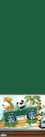 Sims 2 — Trucks 1 by Lorah — Alternate 1 and 2 to create a seamless mural around the room.