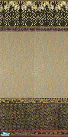 Sims 2 — Fenway Series Iris Sidewall by bgbdwlf408 — A dazzling combination of our Iris, Fiddlehead, and Serpentine