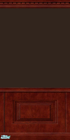 Sims 2 — Fenway Series Paint in Deep Umber with Wood Panel by bgbdwlf408 — A stunning variation of our Colormatch Deep