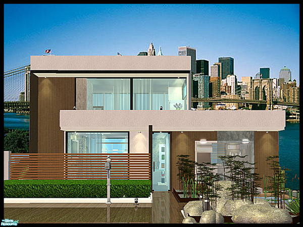 Sims 2 — Small Modern Houses Set - Small Modern Houses Set 3 by kissme87 — Fully furnished small modern lot . 