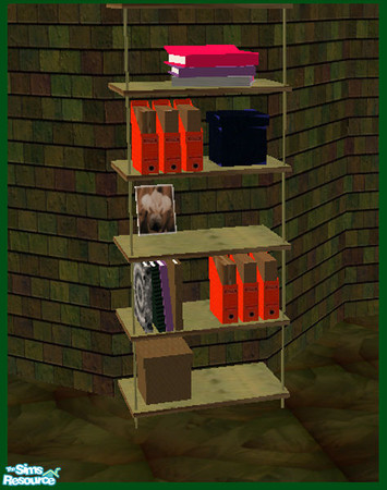 Sims 2 — Fresh Bedroom Bookcase Recolor by TearsRain — Recolor from Steffors fresh bedroom. Mesh is found on the Avalon