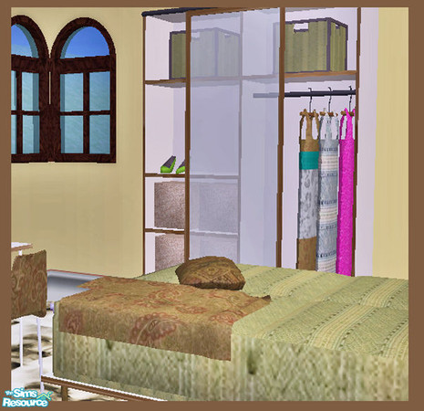 Sims 2 — The Fresh Bedroom Book Case Recolor by TearsRain — Recolor of Steffors Fresh bedroom dresser textured with the
