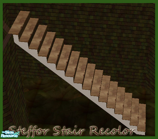 Sims 2 — Fresh Bedroom Stairs Recolor by TearsRain — Recolor from Steffors fresh bedroom. Mesh is found on the Avalon