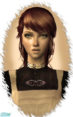 Sims 2 — Old brooch collection - Brooch garnet2 by agapi_r — Five brooches for your sim to wear to their victorian