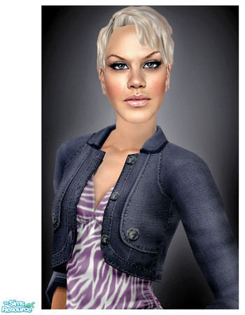 Sims 2 — P!nk by ChazDesigns — The fun loving singer P!nk (Alecia Moore), known for her hit albums