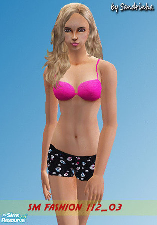 Sims 2 — SM Fashion Set 112 _03 by sandrinha — One of four undies for adult women. Enjoy!