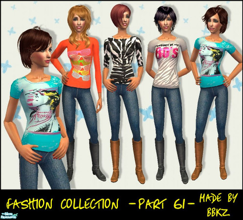 Sims 2 — Fashion Collection - part 61 - by BBKZ — Available as everyday and maternity for YAs/adults. Mesh BBKZ 061208