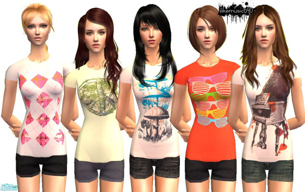 Sims 2 — Afternoon Tee by ILikeMusic640 — 