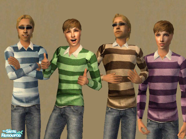 Sims 2 — Gentlemen\'s Sweaters by Keri — I\'m always looking for men\'s clothing. Here\'s some for all of us to enjoy!