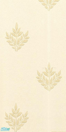 Sims 2 — Corn De Lis by Ses — A twist on the fleur de lis design in pale yellow and cream
