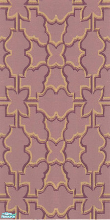 Sims 2 — Indian Trellis by Ses — A pink trellis design wallpaper