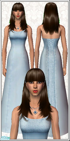 Sims 2 — Gowns with Sparkle Accent, Set 1 - 08 by elektra274 — A soft pastel gown with sparkling detail running down the