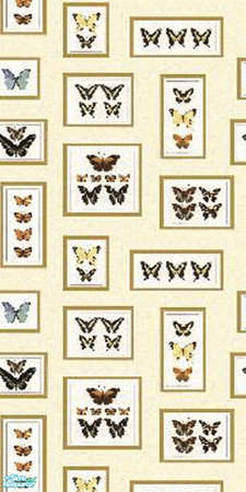 Sims 2 — Butterfly Wall 2 by katalina — Beautiful butterfly wall plagues. Enjoy!