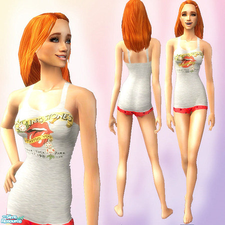 Sims 2 — Rolling Stone PJ\'s! by jessicaciocler — Rock and roll with this sexy PJ\'S! HAVE FUN!
