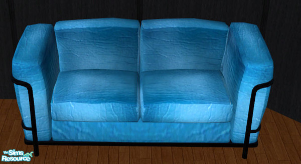 Sims 2 — Blue Sofa - Kanap1 by majdarts — 