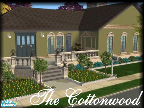 Sims 2 — The Cottonwood by shellybell55 — A beautiful little home perfect for the newlyweds wanting to start a family.