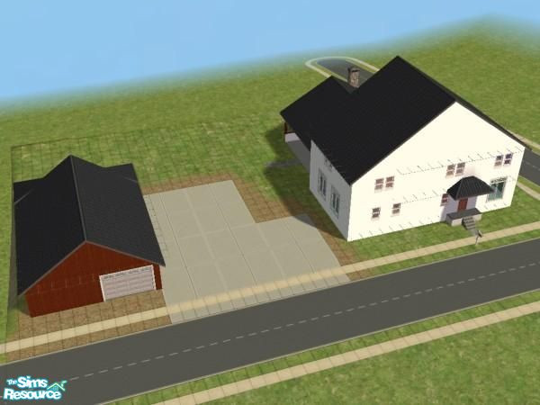 Sims 2 — Residence by brittie — This is my father-in-law\'s house. Features: full basement, garage, yard space, living