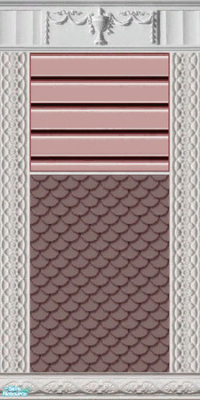 Sims 2 — Pink Victorian Siding by cm_11778 — This is a set of pink victorian siding, as always, I hope you and your sims