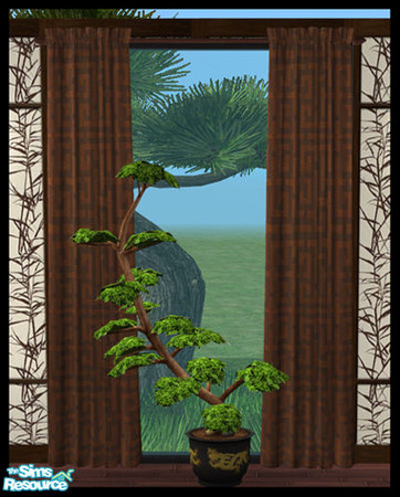 Sims 2 — Oriental Inspired Curtains - Set1 - 03 by Donnha — 