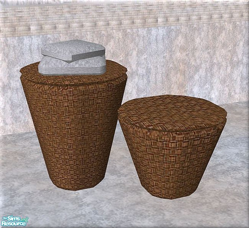 Sims 2 — Romanesque Bath Baskets by SaeraMaples — Old charm and new age mix in this pleasing bathroom set.