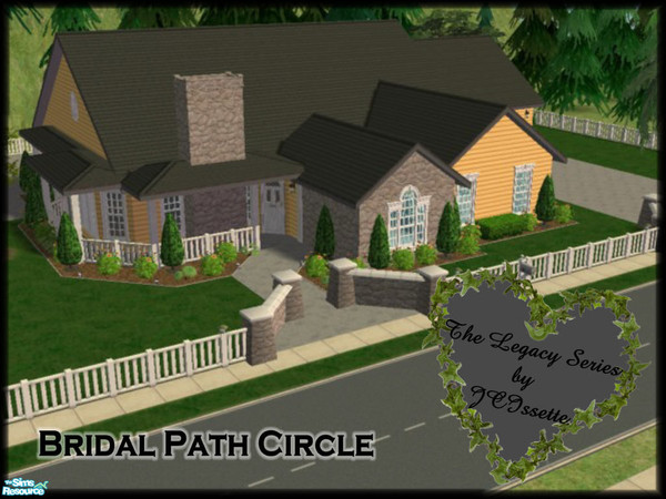 Sims 2 — Bridal Path Circle (Unfurnished) by JCIssette — 