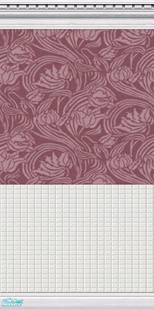 Sims 2 — Libertine Wall Set 5 - Libertine 5 Pink by TingelingAnna — This wall is a part of the Libertine Wall Set 5. It
