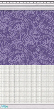 Sims 2 — Libertine Wall Set 5 - Libertine 5 Purple by TingelingAnna — This wall is a part of the Libertine Wall Set 5. It