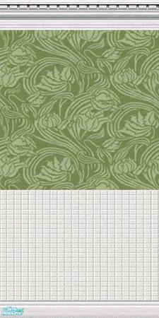 Sims 2 — Libertine Wall Set 5 - Libertine 5 Moss by TingelingAnna — This wall is a part of the Libertine Wall Set 5. It