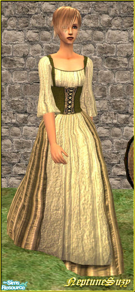 NeptuneSuzy's NSC Medieval Peasant Dress 2
