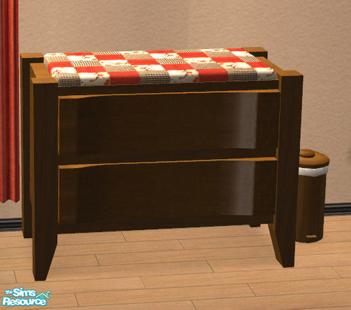 Sims 2 — Zen-Sational Nursery - Changetable Recolor by Simaddict99 — This will recolor my customs changetable fabric as