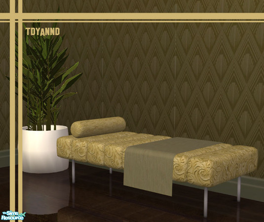 Sims 2 — Texture Challenge 103 Black Aug Recolor - Sofa by tdyannd — Textures provided by cfoley1215 for the 103rd