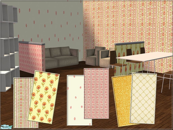 Sims 2 — Veronn Wallpaper Set 06 by Veronn — Wallpaper set.