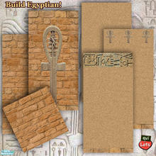 Sims 2 — evi  Build Egyptian! by evi — Artistic walls and floors if you feel like building Egyptian! Have fun!
