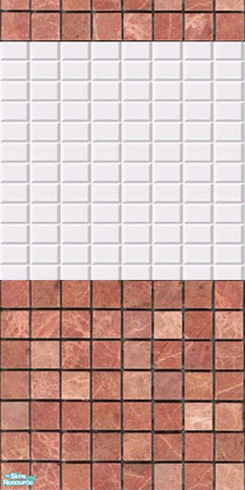 Sims 2 — MicroTiles Walls Set - Microtiles Wall 1 by FrozenStarRo — If you like minimalism, this should please you!