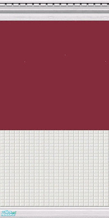 Sims 2 — Libertine Wall Set 8 - Libertine Red by TingelingAnna — This wall is a part of the Libertine Wall Set 8. It