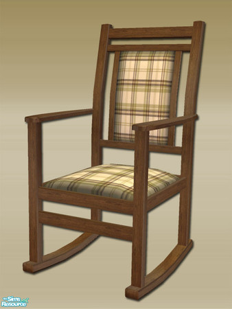 Sims 2 — Mt Lodge  - Rocking Chair -  Rec 01  by Shakeshaft — Part of a recolour set of the Mt Lodge Bedroom, this set