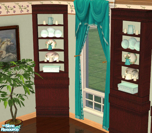 Sims 2 — Unicorn Bedroom Cabnet by lisa9999 — A beautiful hard wood cabnet filled with unicorn and bright colorful