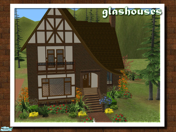 Sims 2 — 7200 Mapleview by glasgurl — Don\'t let the kerbside view of this stately old Tudor fool you, it\'s plenty big