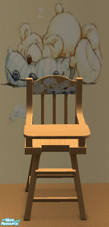 Sims 2 — Sweet Little Bear Highchair by ale0508 — 