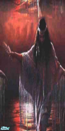 Sims 2 — tam\'s Native American set - Tams Indian Princess Wall by tambriah — an Indian Princess coming out of the water